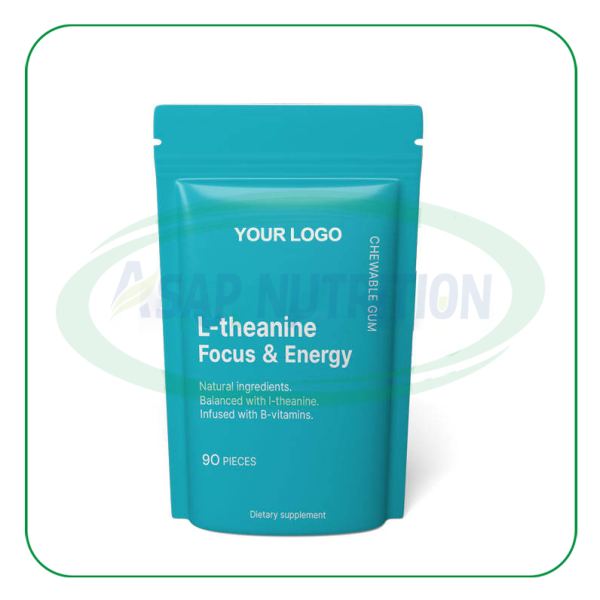 L-茶氨酸口香糖生产厂家 - 无糖薄荷味批发