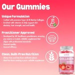 Biotin Collagen Gummies Factory - Hair Skin Nails Strawberry Flavor