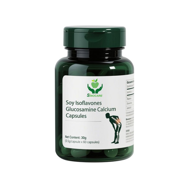 Bone Health Capsules Factory - Soy Isoflavones Glucosamine Calcium