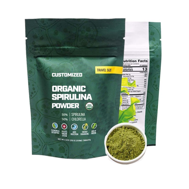 Spirulina Powder Supplier - OEM Blue Organic Powder Private Label