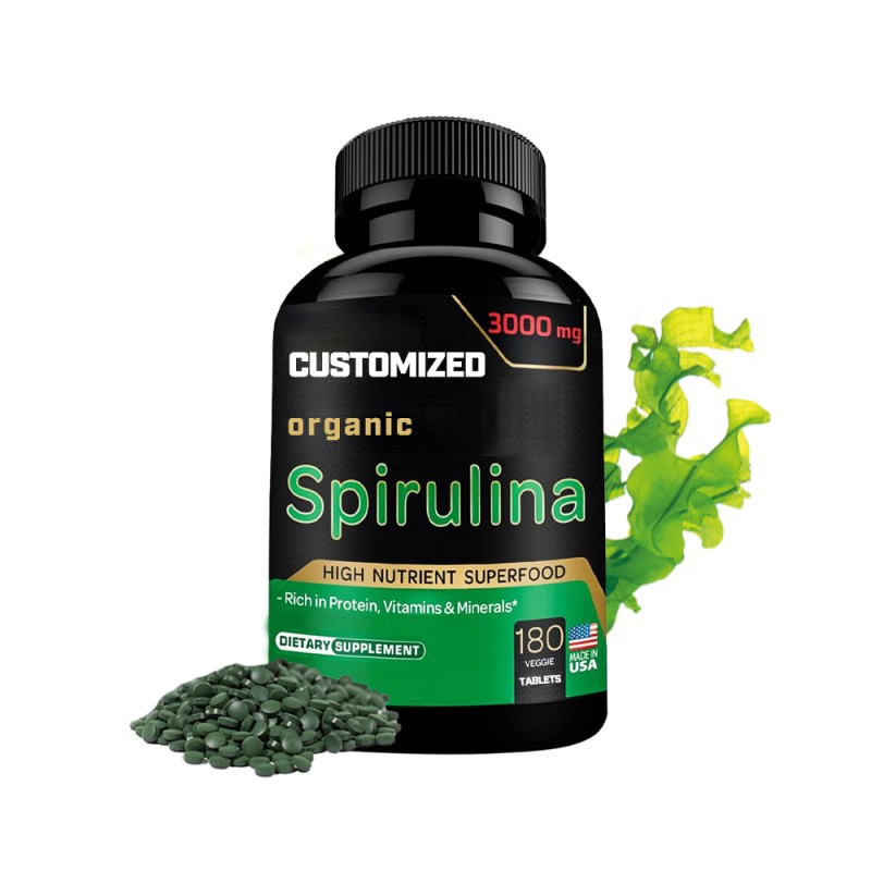 螺旋藻片供应商 - 营养绿色富含β-胡萝卜素