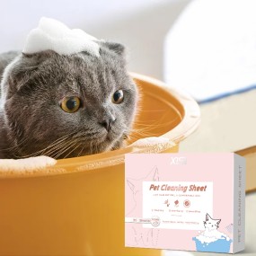 Pet Bath Sheet Supplier - OEM Detergent Bathing Strips for Dogs and Cats