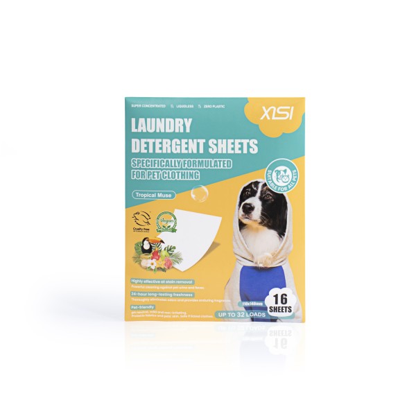 Pet Laundry Sheets Supplier - Biodegradable Eco Friendly Dog Clothes Detergent