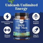 Private Label DIM Capsules for Men Hormone Balance Support Prostate Health Energy Enhancement Adult Use Only