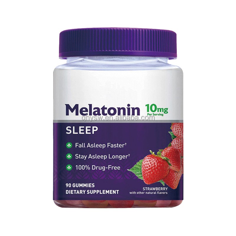OEM ODM Sleep Fast Melatonin Gummies Promotes Relaxation Vitamin Dietary Supplement MLT Sleeping Deep Gummy Candy