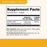 Customizable Vitamin D3 Supplement Softgels for Teenagers Children and Pregnant Women