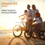 OEM Vitamin D3 Capsules Support Heart Supplement Support Immune Health 400mg Vitamin D3 K2 Capsules Supplements