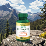 Super B Complex 150 Tablets Immune & Energy Support for Adults Vitamin C & Folic Acid Excluded for Pregnant Women