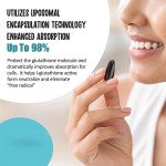 Liposomal L-Glutathione Softgels Hyaluronic Acid Resveratrol Max Absorption Active Form Reduced L-Glutathione Gummy Candy Dosage