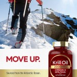 OEM Pure Premium Krill Oil Antarctic Softgels with Astaxanthin Omega-3 EPA DHA and Phospholipids Dietary Supplements