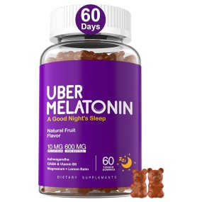 Sleep Melatonin Gummies Improve Quality Promote Relaxation Herbal Blend