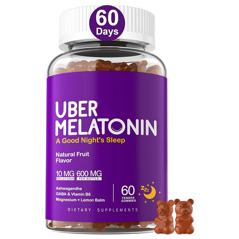 Sleep Melatonin Gummies Improve Quality Promote Relaxation Herbal Blend