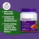 OEM ODM Sleep Fast Melatonin Gummies Promotes Relaxation Vitamin Dietary Supplement MLT Sleeping Deep Gummy Candy