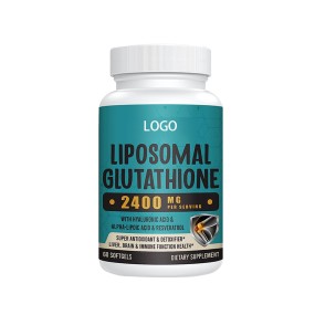 Liposomal L-Glutathione Softgels Hyaluronic Acid Resveratrol Max Absorption Active Form Reduced L-Glutathione Gummy Candy Dosage