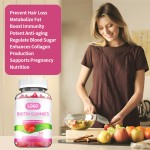 OEM ODM Hair Biotin Gummies for Faster Growth of and Nails Bear Gummy Supplements All Natural Ingredients