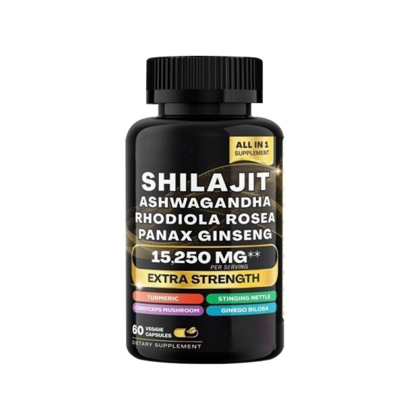热销自有品牌Shilajit高品质喜马拉雅提取物粉末有效抗氧化补充胶囊剂型