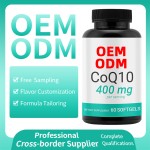 OEM ODM Vegan Coenzyme Q10 Anti Fatigue Improve Heart Health Antioxidant COQ10 Softgels Dietary Supplements