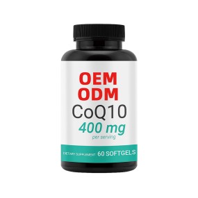 OEM ODM Vegan Coenzyme Q10 Anti Fatigue Improve Heart Health Antioxidant COQ10 Softgels Dietary Supplements