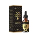 批发OEM私人标签60ml 100%有机喜马拉雅Shilajit树脂油滴大脑助推器健康补充剂
