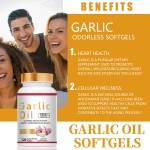 Odorless Garlic Oil Softgel Supplements Customer-Favorite Capsules for Adults Pregnant Women Safe