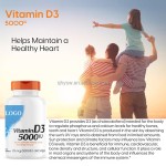 OEM Vitamin D3 Capsules Support Heart Supplement Support Immune Health 400mg Vitamin D3 K2 Capsules Supplements