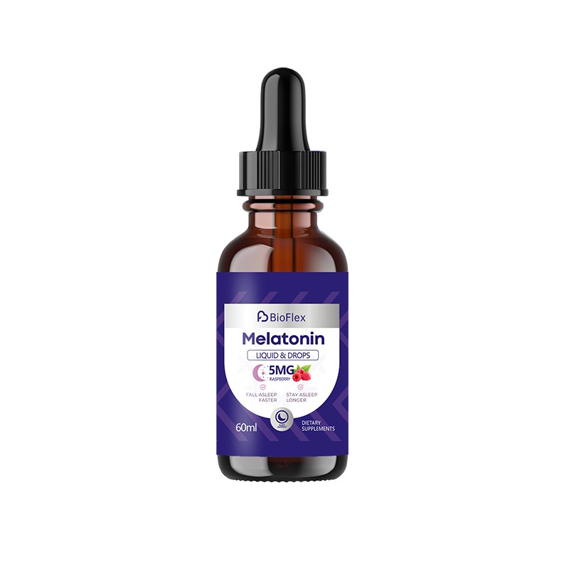 OEM Natural Flavor 60ml Deep Sleep Melatonin Drops Soothing Extra Strength Sublingual Supplement Manufacturer