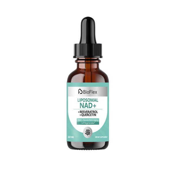 OEM自有品牌高纯度抗衰老皮肤健康5合1 NAD加复杂白藜芦醇能量助推器滴补充