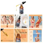 Custom Private Label Watermelon Flavored 60ml Drinkable Sunless Facial DHA Self Tanning Drops Drink Oral Edible for Face