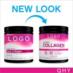 OEM Hydrolyzed Fish Marine Collagen Protein Powder Vitamin C Hyaluronic Acid MSM Drink Hydrolized Peptides