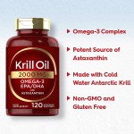 OEM Pure Premium Krill Oil Antarctic Softgels with Astaxanthin Omega-3 EPA DHA and Phospholipids Dietary Supplements