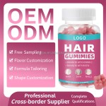 OEM ODM Hair Biotin Gummies for Faster Growth of and Nails Bear Gummy Supplements All Natural Ingredients