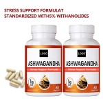 100%纯有机印度草药提取物粉末补充与Somnifera泡腾片草药胶囊