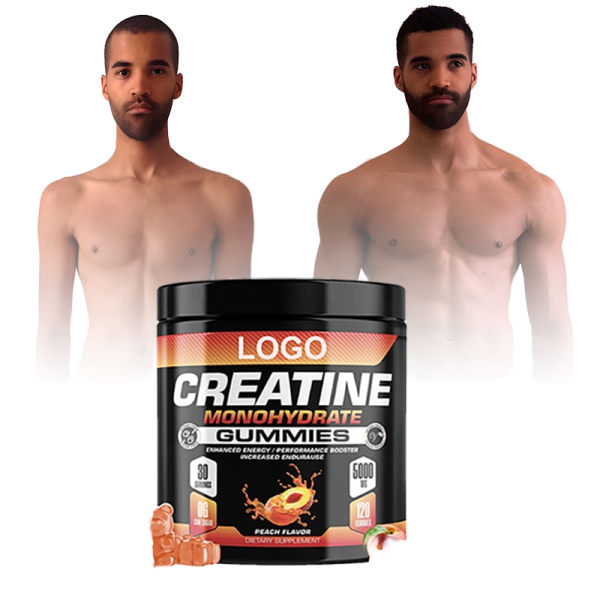 OEM ODM Creatine Monohydrate Gummy Support Energy for Sports Nutrition Supplement Gummies