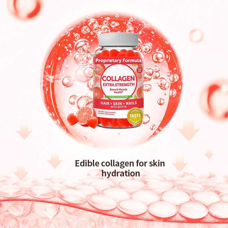 Factory Customized OEM Collagen Capsule Skin Care Product Booster Anti-aging Whitening Nail and Hair Supplement Diet