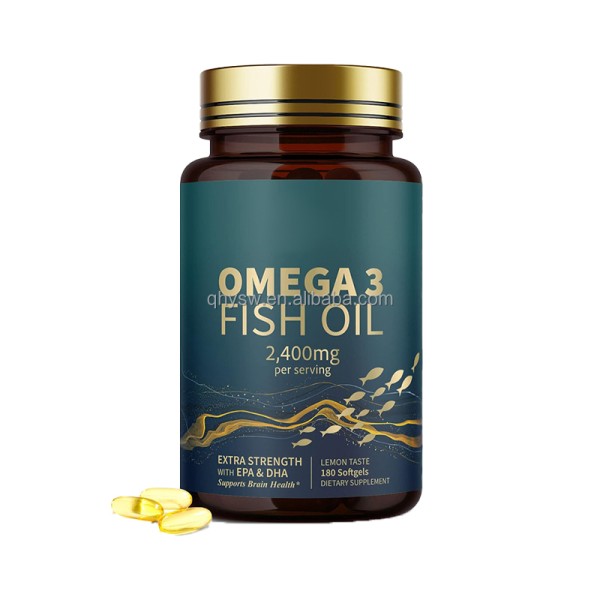 OEM Top Quality Deep Sea Fish Oil Softgels Support Brain Eye Health Booster 3 DHA Supplements