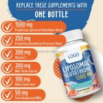 OEM Hot Sale Liposomal L-glutathione Softgels Skin Whitening Supplements