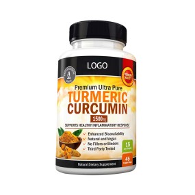 OEM ODM Turmeric Curcumin Capsules Adult Joint Support Brain Booster Heart Immune Booster with High Quality Ingredients