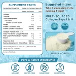OEM Marine Collagen Peptides Powder Type I III Hydrolyzed Probiotics Vitamin C Hyaluronic Acid for Skin Hair Joint