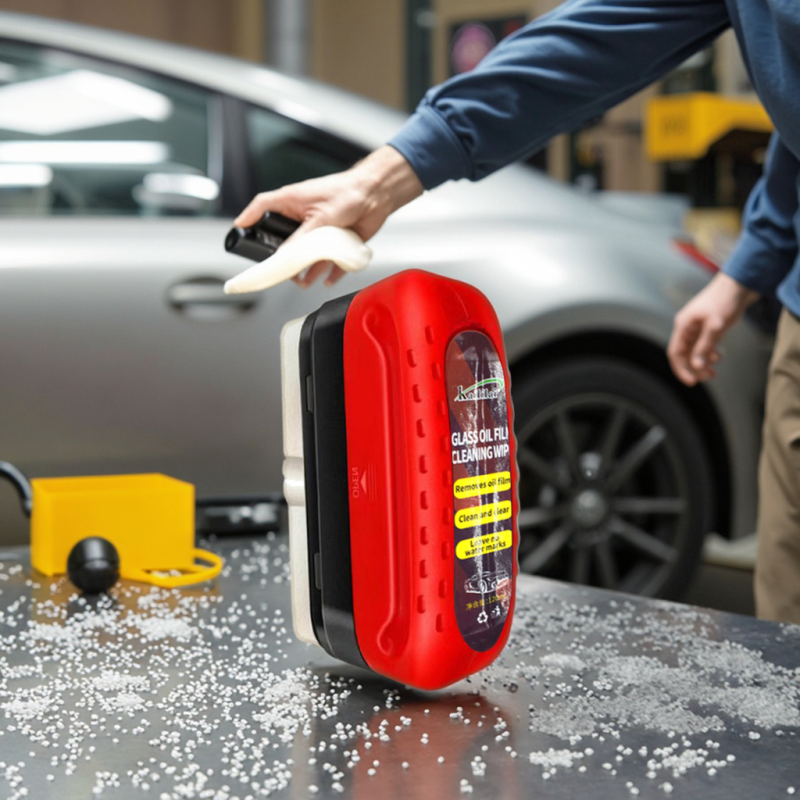 Car Glass Cleaner Manufacturer - Oil Film Remover Wipe Brush Tool