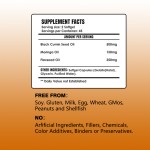 黑籽油软胶囊供应商 - 辣木亚麻籽健康免疫纯冷压