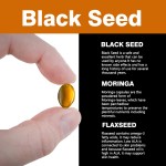 黑籽油软胶囊供应商 - 辣木亚麻籽健康免疫纯冷压