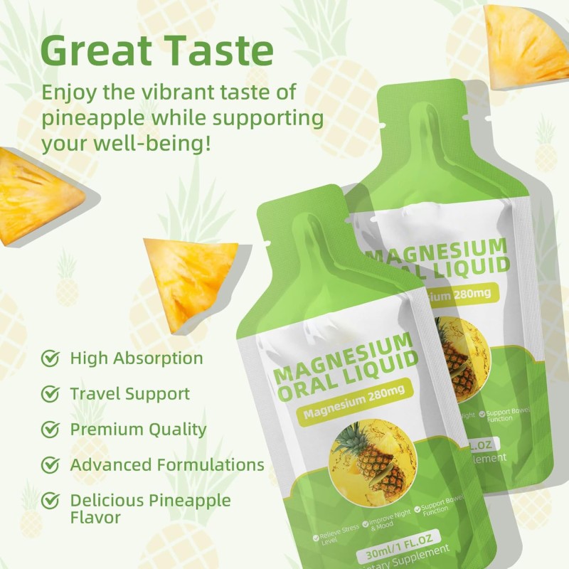 Magnesium Oral Liquid Manufacturer - Factory Direct Vegan Bowel Function Bone Health