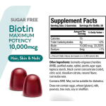 生物素软糖生产厂家 - 厂家直供无糖10000微克莓果无麸质