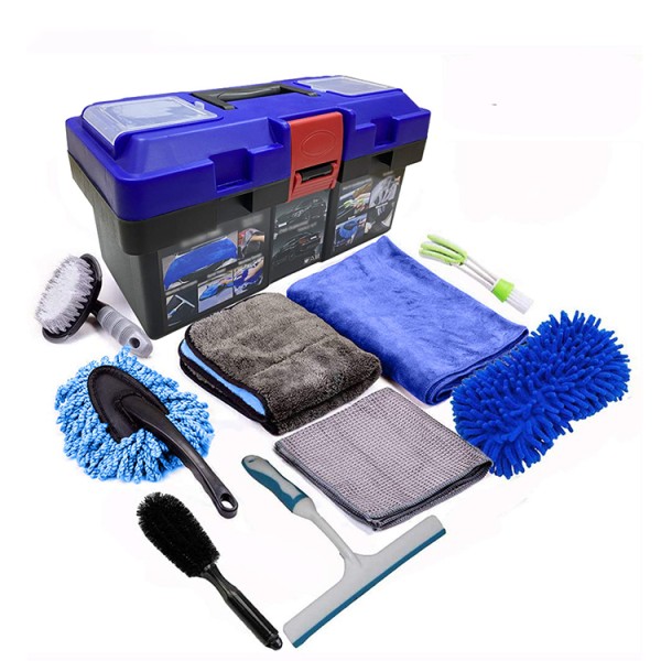 Car Wash Sponge Supplier - Detailing Mitt Towel Interior Care Kit