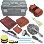 Car Wash Sponge Supplier - Detailing Mitt Towel Interior Care Kit