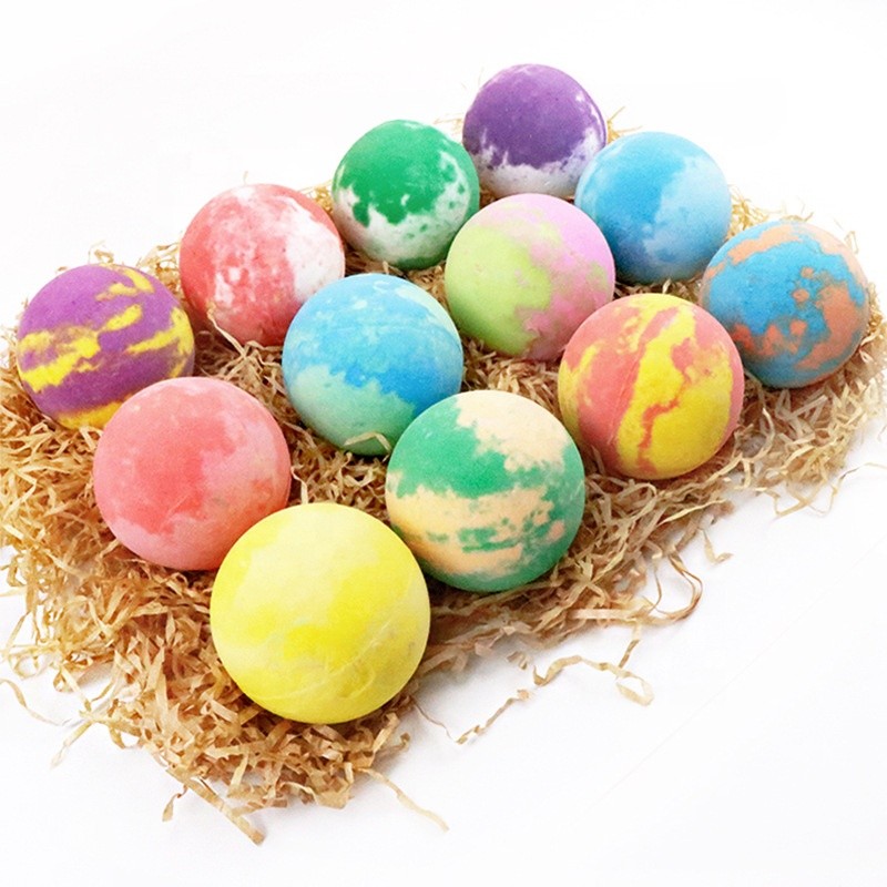 沐浴炸弹供应商 - 热销纯素薰衣草花泡泡