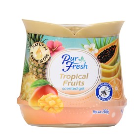 Gel Air Freshener Supplier - Hoom 200g Tropical Fruit Scent Home Office