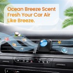 液体空气清新剂生产厂家 - 海洋微风4毫升塑料通风口夹芳香疗法