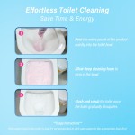 马桶清洁剂供应商 - 花卉粉色批发强力泡沫深层清洁