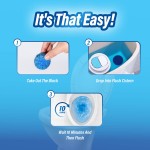 马桶清洁剂供应商 - 1件装认证自动除臭蓝色块